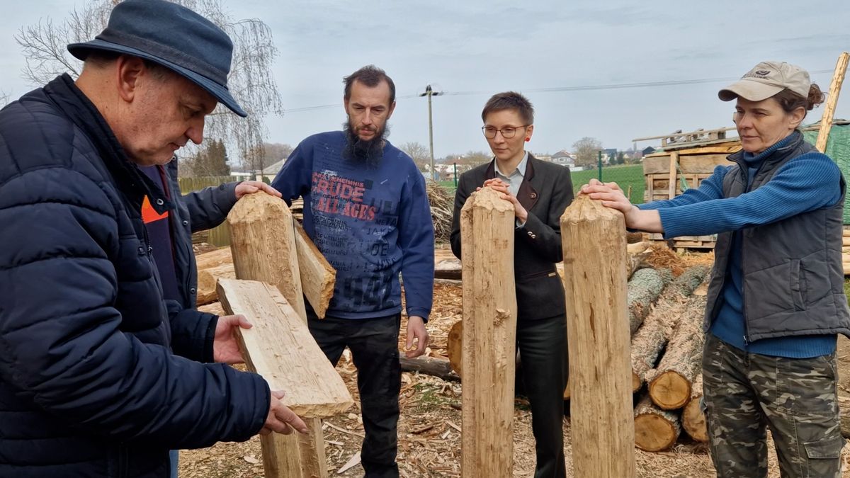 V pravěkém skanzenu roste replika nejstarší dřevěné studny v Česku